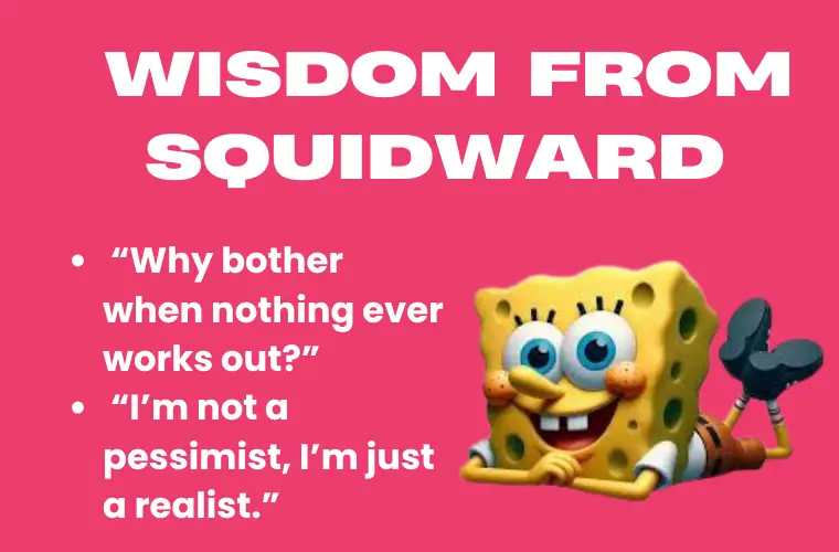 wisdom from spongebob